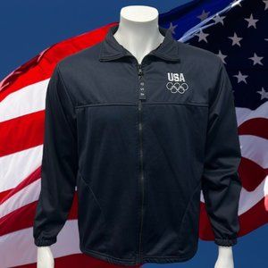 TEAM USA Olympics BLUE US Olympic Jacket Medium
